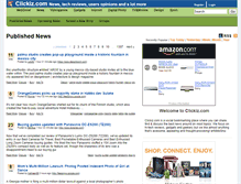 Tablet Screenshot of clickiz.com